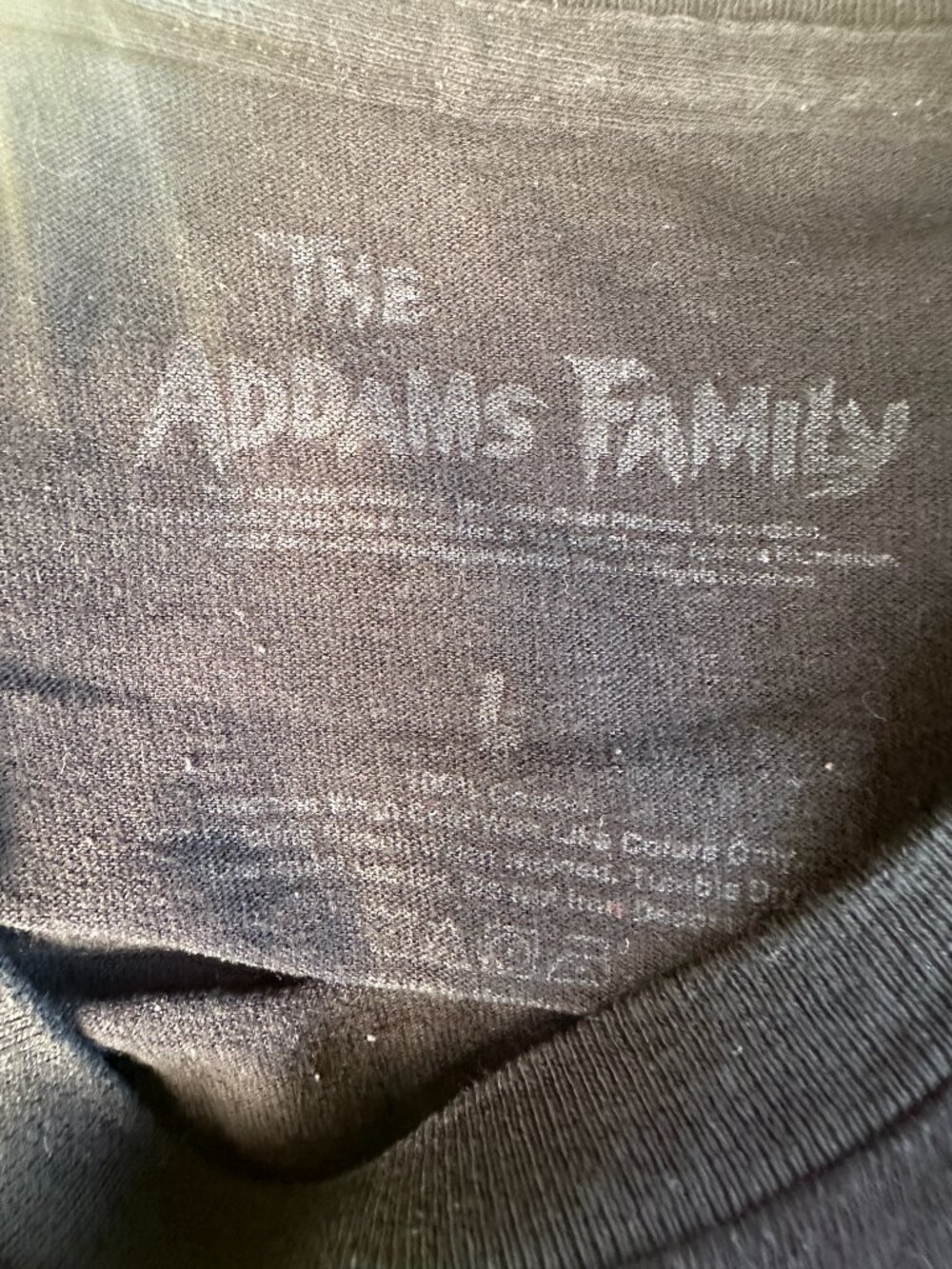 The Addams Family Wednesday Lurch Thing Men's Black T Shirt Large - Picture 3 of 4